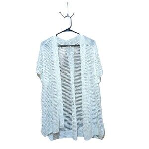 Maurice's Women's Size 2. Cream  Open Front Lightweight Cardigan Sweater  S/S